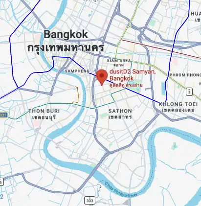 Bangkok map